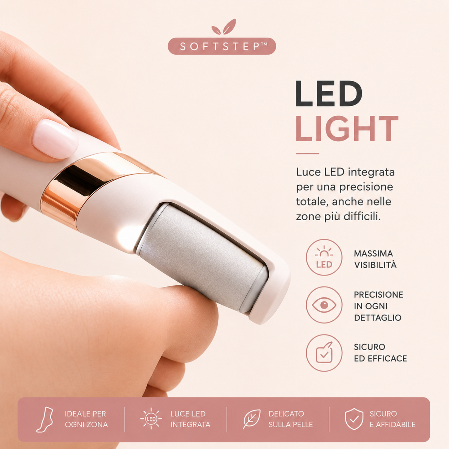 Nuréa SoftStep™ – Pedicure professionale a casa